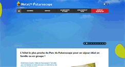 Desktop Screenshot of hotels-futuroscope.fr