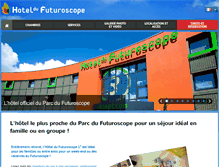 Tablet Screenshot of hotels-futuroscope.fr